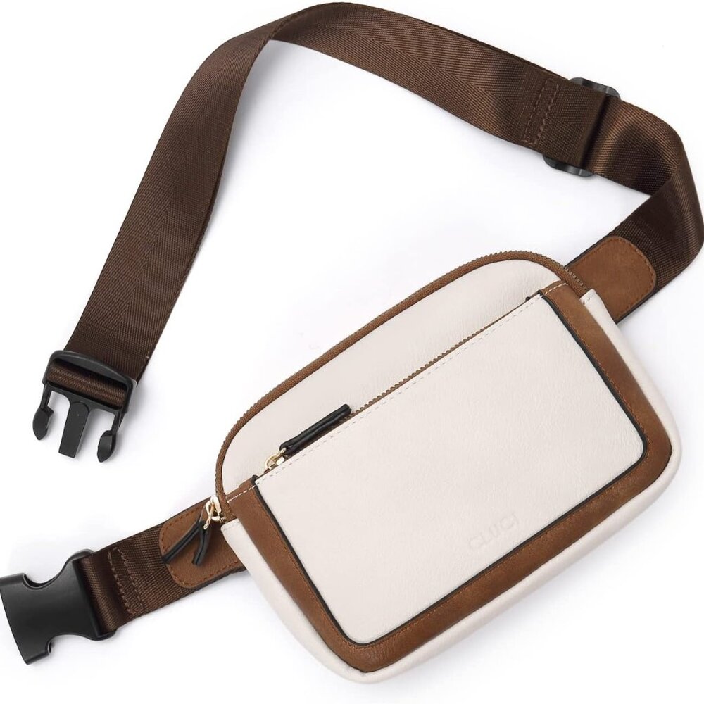 Belt Bag for Women, Mini Everywhere Crossbody Waist Bag Adjustable Strap, Vegan